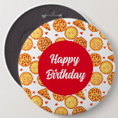 Peperroni, kaas en Margherita pizza Ronde Button 6,0 Cm (Voorkant /achterkant)