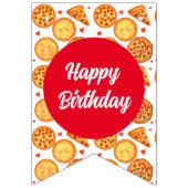 Peperroni, kaas en Margherita pizza Vlaggetjes (Eerste vlag)