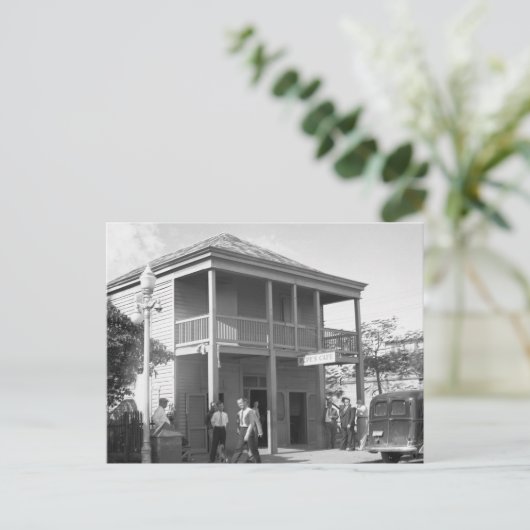 Pepe's Cafe, 1938 Briefkaart (Staand voorkant)