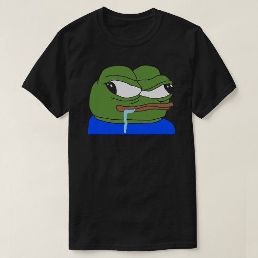 PepeTheFrog Apu Apustaja druoling saliva uit mout T-shirt (Design voorkant)