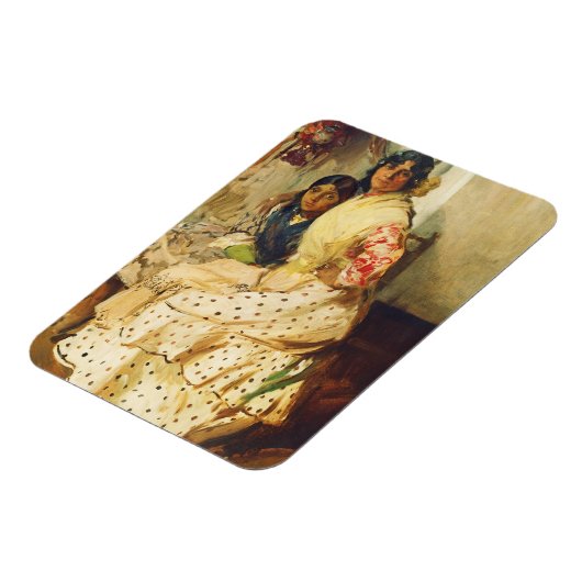 Pepilla en haar dochter Joaquín Sorolla Magneet (Linkerzijde)