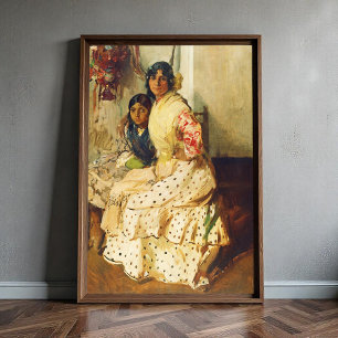 Pepilla en haar dochter Joaquín Sorolla Poster