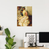 Pepilla en haar dochter, Joaquín Sorolla Poster (Thuiskantoor)