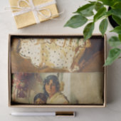 Pepilla en haar dochter Joaquín Sorolla Tissuepapier (Geschenk)