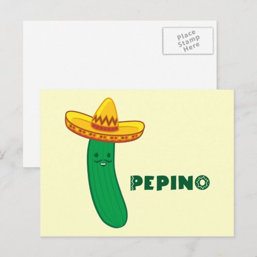 Pepino Briefkaart (Voorkant / Achterkant)