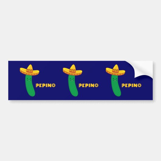 Pepino Bumpersticker (Voorkant)