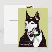 PepiSmartDog Postcard Briefkaart (Voorkant / Achterkant)