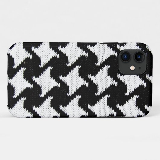 Pepita black and white Case-Mate iPhone case (Achterkant (horizontaal))