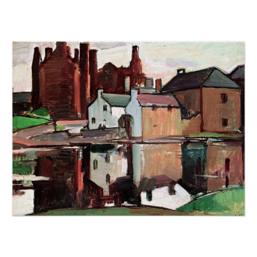 Peploe - Kirkcudbright Castle, Perfect Poster (Voorkant)