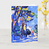 Peploe - Street Scene, Frankrijk Kaart (Gele Bloem)