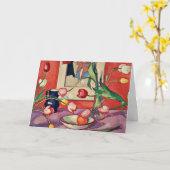 Peploe - Tulpen, De Blauwe Kan Kaart (Gele Bloem)