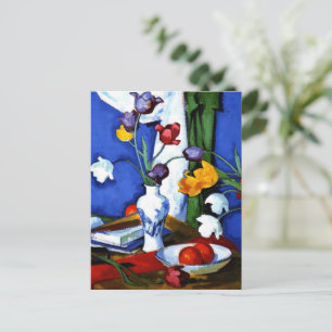 Peploe - Tulpen en Fruit, Ansichtkaart Briefkaart