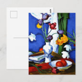 Peploe - Tulpen en Fruit, Ansichtkaart Briefkaart (Voorkant / Achterkant)