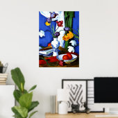 Peploe - Tulpen en vruchten Poster (Thuiskantoor)