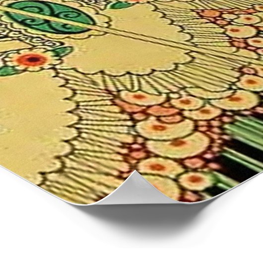 "Peplum Costume" 1926 Tijdschrift Hoesje van J Car Poster (Hoek)