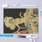 “Peplum Kostuum” 1926 Tijdschriftomslag door J Car Tissuepapier (Craft)