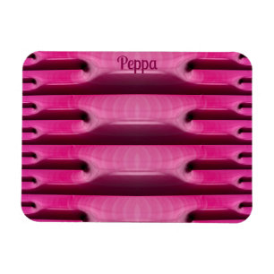 PEPPA ~ BONBONS Roos Pink ~ Fractal Art ~ Magneet