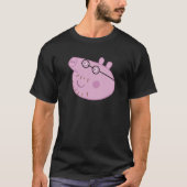 Peppa Pig Happy Daddy Pig Big Face Swea T-shirt (Voorkant)
