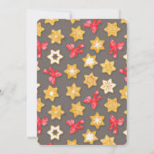 Pepparkakor Christmas Cookie Exchange uitnodiging (Achterkant)