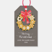 Pepparkakor Kerstmis Cadeaulabel (Voorkant)