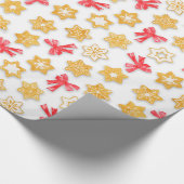 Pepparkakor Kerstmis Cadeaupapier (Hoek)