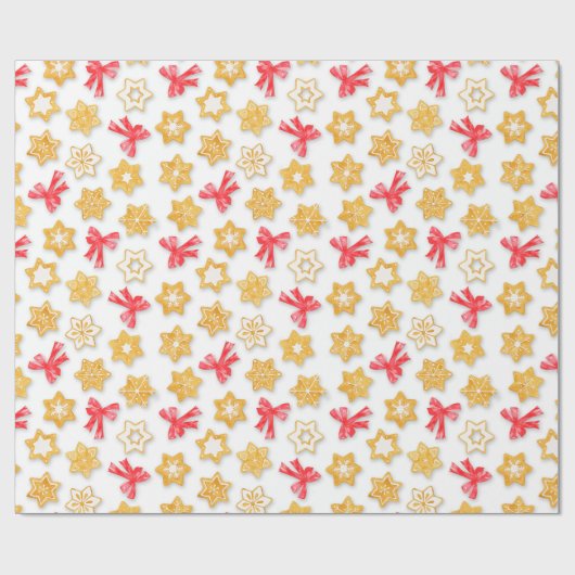 Pepparkakor Kerstmis Cadeaupapier (Vlak)