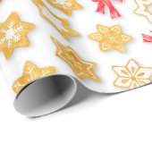 Pepparkakor Kerstmis Cadeaupapier (Rol Hoek)