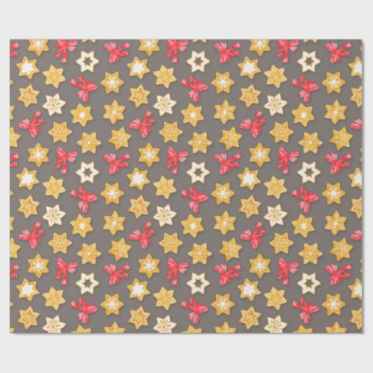 Pepparkakor Kerstmis Cadeaupapier (Vlak)