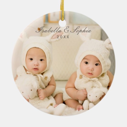 Pepparkakor Kerstmis Keramisch Ornament (Achterkant)