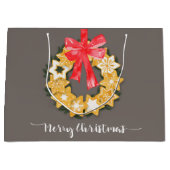 Pepparkakor Kerstmis Large Cadeautasje (Voorkant)