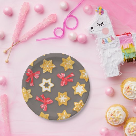 Pepparkakor Kerstmis Papieren Bordje (Feest)