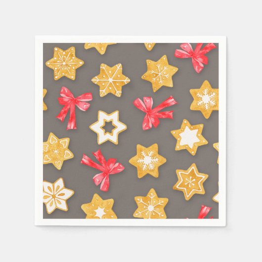 Pepparkakor Kerstmis Servet (Voorkant)