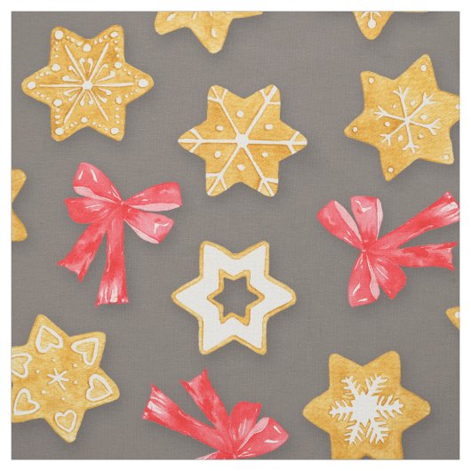 Pepparkakor Kerstmis Stof (Swatch)
