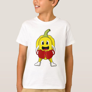 Pepper als Boxer met Boxing-handschoenen T-shirt