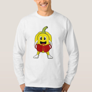 Pepper als Boxer met Boxing-handschoenen T-shirt