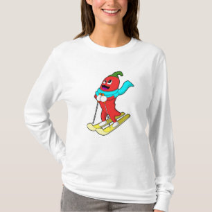 Pepper as Skier T-shirt