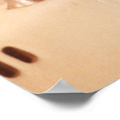 Pepper Black Cat Antiek Bathroom Poster (Hoek)