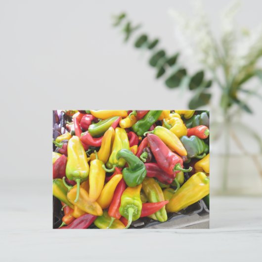 Pepper Collage Briefkaart (Staand voorkant)