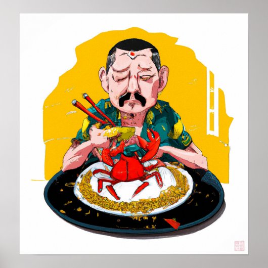 Pepper Crab - Canvas Art Print (Voorkant)