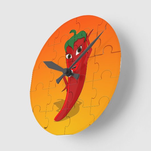 Pepper Diva Jigzaag Puzzel Ronde Klok (Hoek)