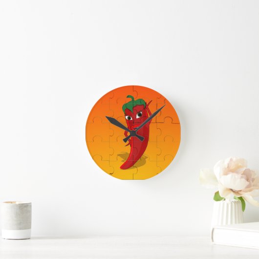 Pepper Diva Jigzaag Puzzel Ronde Klok (Huis)