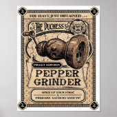 Pepper Grinder Alice Madness Retourneert Poster (Voorkant)