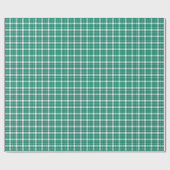 Pepper Groen klassiek geruite patroon Cadeaupapier (Vlak)
