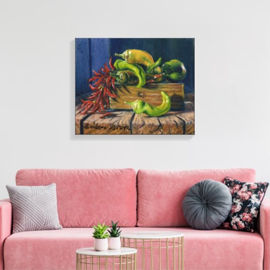 "Pepper Harvest" Canvas Afdruk (Insitu (Woonkamer))