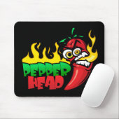 Pepper Head $14.95 Collectibele Vector Muismat (Met muis)