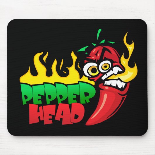 Pepper Head $14.95 Collectibele Vector Muismat (Voorkant)