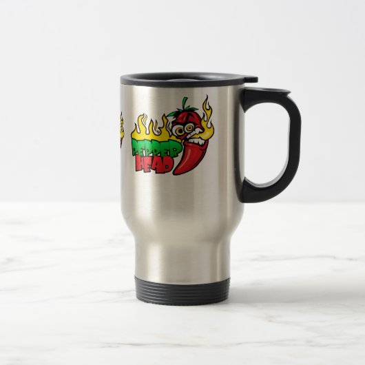 Pepper Head $ 23,95 Roestvrij stalen reizen Reisbeker (Rechts)