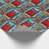 Pepper het kattenwrapppapier cadeaupapier (Hoek)