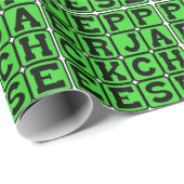 Pepper Jack Kaas, Pittige Kaas Cadeaupapier (Rol Hoek)