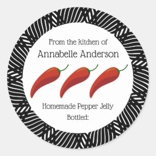 Pepper Jelly Modern Lijst Label personaliseren